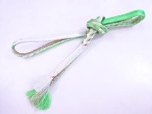 リサイクル　和装小物　帯締め　振袖用　金糸　正絹　手組　変わり組